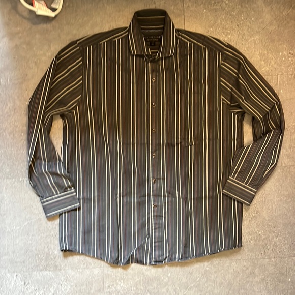 Cutter & Buck Mens Cotton Shirt, Long Sleeves, Button Up, Size L - Picture 4 of 4